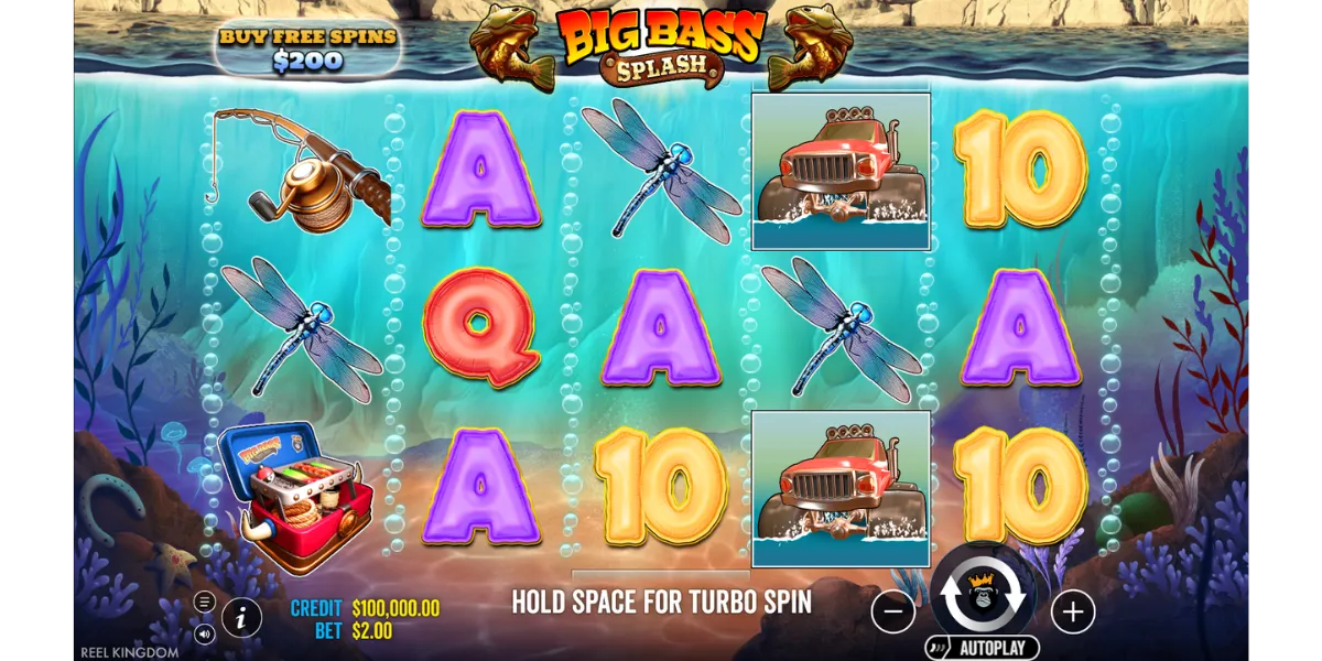 Big Bass Splash Slot - Interface - ha66m