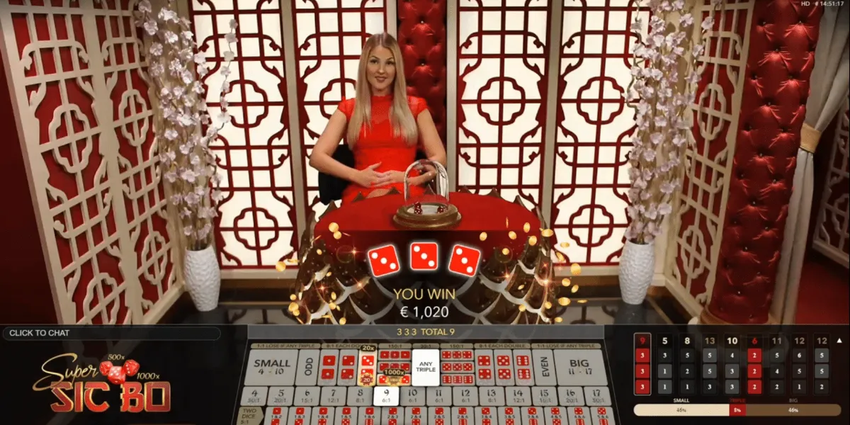 Sic Bo - Gameplay 2 - ha66m