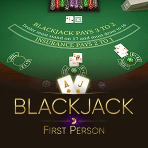 First Person Blackjack - Logo - ha66m