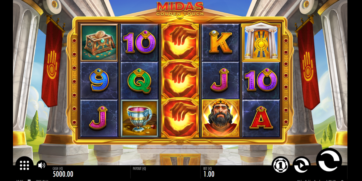 Midas Golden Touch Slot - Interface - ha66m