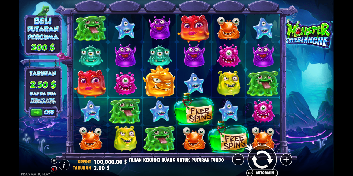 Monster Superlanche Slot - Interface - ha66m